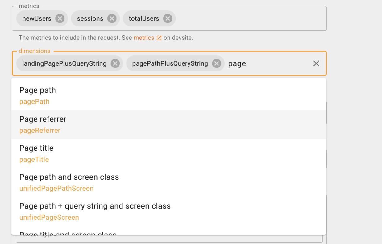 Page lineage is not available in GA4 